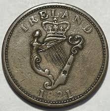 IRELAND - Luke - Trade Token Penny 1821 - Withers #1915 ...