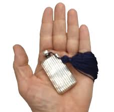 Antique Silver 800 Pocket Perfume Holder Vintage 30s Made in ...