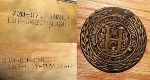 Hickory Manufacturing Co Pair of Campaign Style Chests a ...