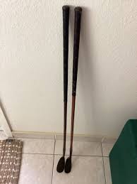 Antique Hickory Wood Shaft Spalding KroFlite Mashie Niblick And Niblick Golf Clu | eBay