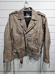 Vtg Highway One Leather Motorcycle Biker Cafe Racer Biker ...