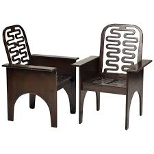 Rare Ebonized Mahogany Chair by Gerald McCabe + Gregg Fleishman For Sale at 1stDibs | gerald gregg, harley davidson patio furniture, fleishman furniture