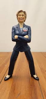 Hillary Clinton 9" Nutcracker 2007 Stainless Steel Thighs ...