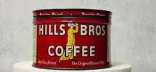Hills Brothers Coffee Can In Coffee & Tea Merchandise & Memorabilia | eBay