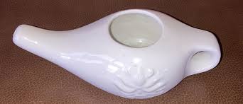 Ceramic White Neti Pot Himalayan Institute Brand Kk14 | eBay