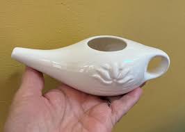 Himalayan Institute Press Neti Pot - Porcelain Neti Pot - Etsy