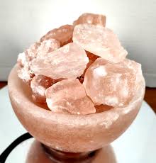 Snowdrop Fire Bowl Mined Himalayan Mountain Salt Crystal ...