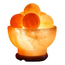 Amazon.co.jp: Umeken Honpo Salt Lamp, Round Ball Type, Himalayan Salt Lamp, Socket, Power Cord, Made in Japan, Interior : Home & Kitchen