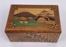 Sold at Auction: VINTAGE JAPANESE WOOD INLAID PUZZLE ...