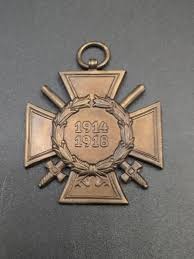 WWI German Hindenburg Cross w/swords planchet only w/ring ...