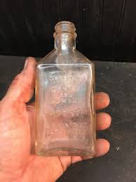 Hinds Honey And Almond Cream Embossed Clear Glass Bottle New Jersey Bloomfield | eBay