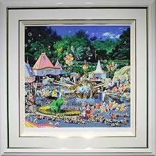 HIRO YAMAGATA "Dumbo" Disney Silkscreen Print Signed Framed Limited 139/500 | eBay