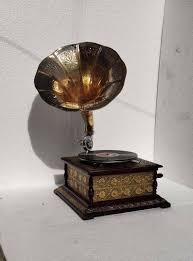 HMV Working Gramophone Player Phonograph Vintage look Vinyl Recorder Wind up | eBay Australia