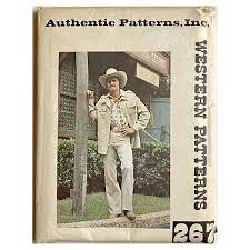 Vintage Western Mens Shirt Jacket Pattern Authentic Inc UNCUT 267 Sz 38 Leisure | eBay