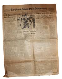 Vintage Newspaper August 21, 1946 Original - The Grand Island Daily Independent | eBay