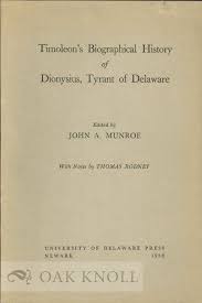 TIMOLEON'S BIOGRAPHICAL HISTORY OF DIONYSIUS, TYRANT OF ...