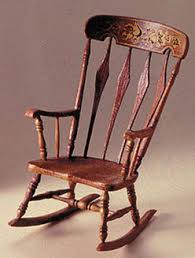 Dollhouse Miniature M-530 Arrow back Rocker Minikit