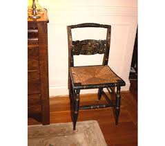 Vintage Hitchcock Chair: Ethan Allen Turtle Back, Rush Seat ...