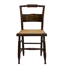 Vintage Set of 6 Hitchcock-Style Painted Dining Chairs ...