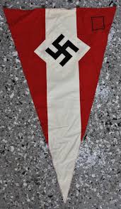 Lot - A Large Hitler Youth Pennant - Marked w/ RZM
