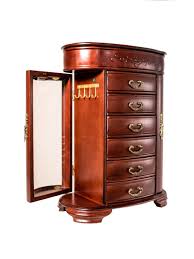 Hives & Honey - Amelia Etched Glass Jewelry Chest - Cherry ...