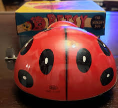Vintage HAJI Betsy The Hungry Bug "Ladybug" Tin Toy Made Japan *Fast Shipping | eBay