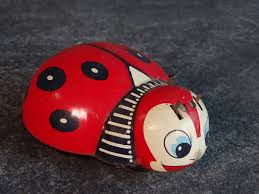 Lucky Ladybug - Frankonia Haji Tin Litho Toy A2634 – Early California Antiques Shop