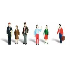 Woodland Scenics A1837 HO Train Figures General Public ...