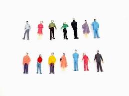 200 Pcs HO scale Painted Figures For Model Train Railway ...