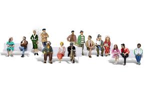 Sixteen Passengers - HO Scale - Woodland Scenics