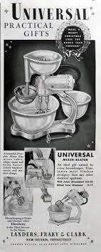 1937 Universal Mixer Beater Ad ~ Practical Gift, Vintage Appliance Ads