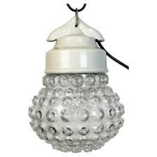 Vintage White Porcelain Pendant Light, 1970s For Sale at 1stDibs