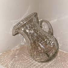 Vintage Tilt Ball Pitcher 44 Ounce Classic Round 8-1/2” Lovely Glass EUC | eBay