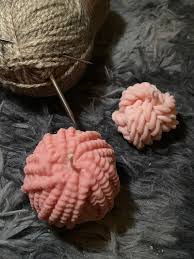 Knitted Ball Candle - Etsy
