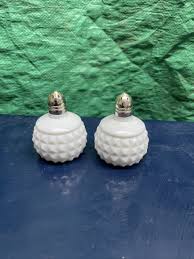 Vintage Milk Glass Salt And Pepper Shakers Made In Japan | eBay