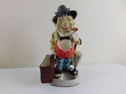 Vintage 10" Japanese Porcelain HOBO Figural Cigarette ...