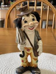 Rare-Hand-painted Hobo Clown Figurine Porcelain TILSO Japan ...