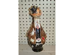 Vintage Old Hobo Clown Pottery Decanter, Hand Painted EUC | eBay