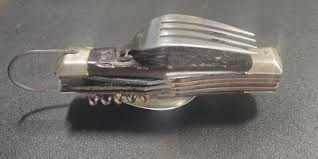 Vintage Japan CAMP KNIFE Stainless Steel Spoon, Fork Multi ...