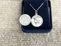 Saint Elizabeth Ann Seton Silver Pendant – DeGrandpre Jewelers