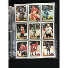 Sold at Auction: 1987-88 Topps Hockey Complete Set
