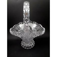 Hofbauer Byrdes Crystal Basket With Etched | Mercari