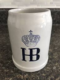 HB Hofbrau German Handarbeit Ceramic Stoneware .5L Beer ...