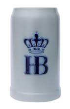 Hofbrauhaus HB 1 Liter Salt Glaze Stoneware Beer Mug ...