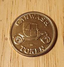 Car Wash Token No Cash Value Brass Model T Car Round not ...