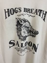 VTG 80s Hog Breath Saloon Burnout Paper Thin Bold Graphic T ...