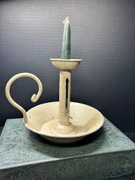 Iron Candlestick Lamp - Etsy