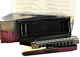 German "C" Major Black&Chrome Harmonica, New! | eBay