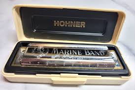 M Hohner Marine Band Harmonica No 1896 A440 Key of G with Case Made in Germany | eBay