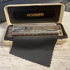 Hohner Marine Band No. 1896 Steel - Original Case - Works Bb | Reverb